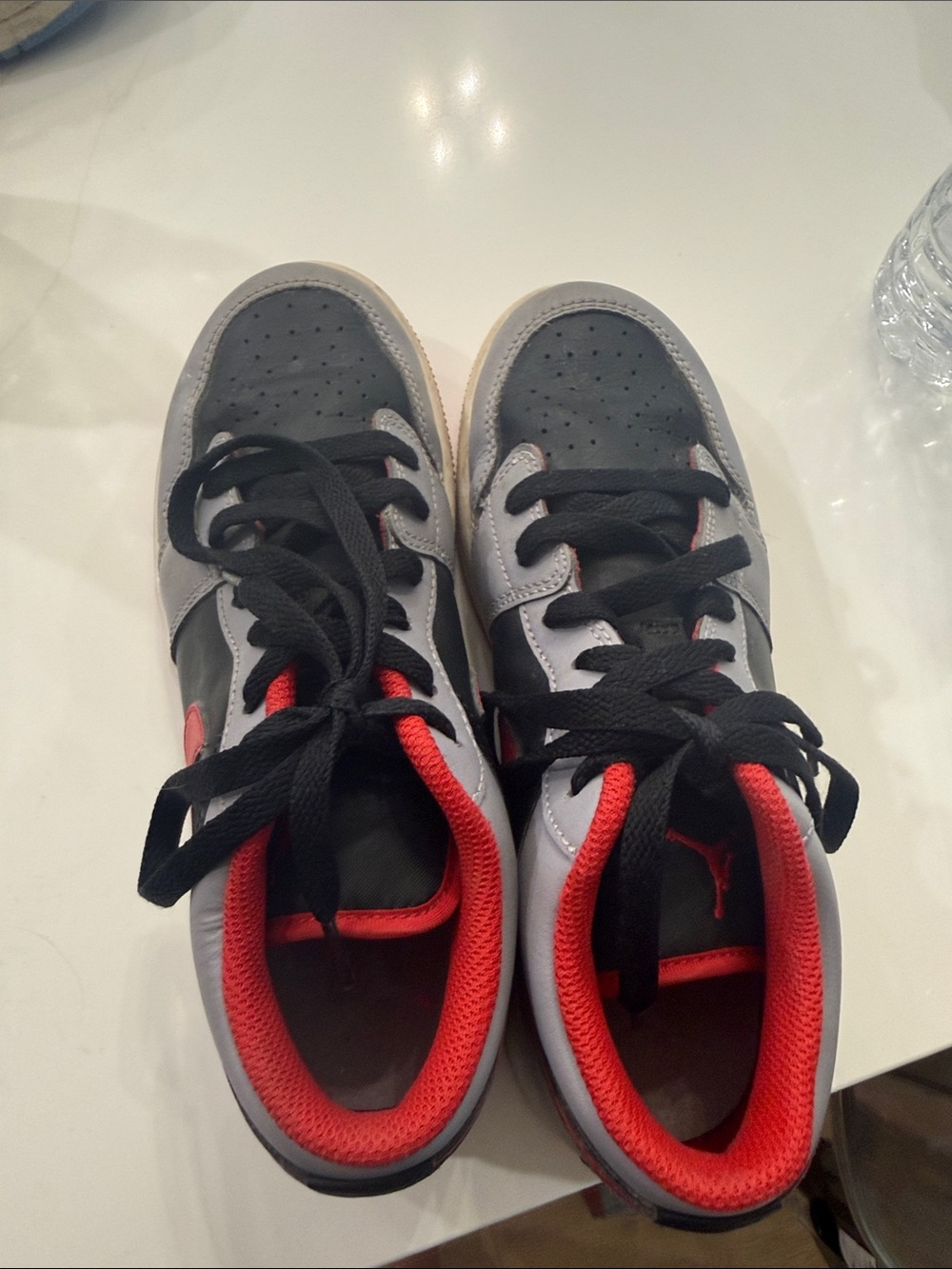 Nike Kids Sneakers in Black, Gray and Red
